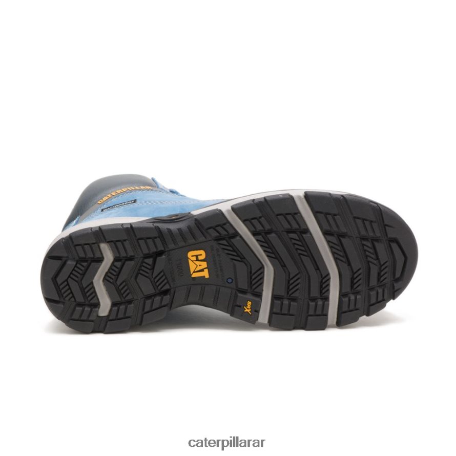 8F44LN269 Caterpillar Bota de trabajo impermeable con punta de compuesto de carbono para excavadoras Superlite mujer Cielo azul | botas de trabajo