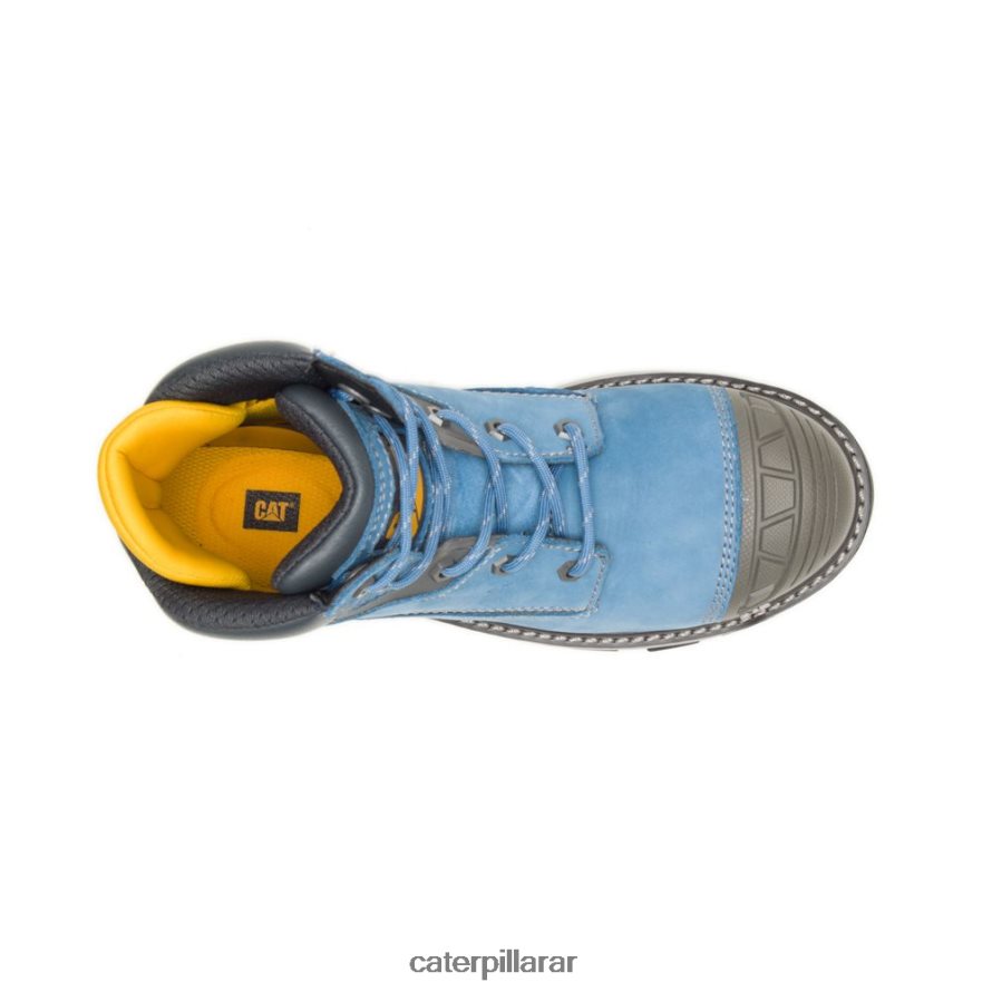 8F44LN269 Caterpillar Bota de trabajo impermeable con punta de compuesto de carbono para excavadoras Superlite mujer Cielo azul | botas de trabajo