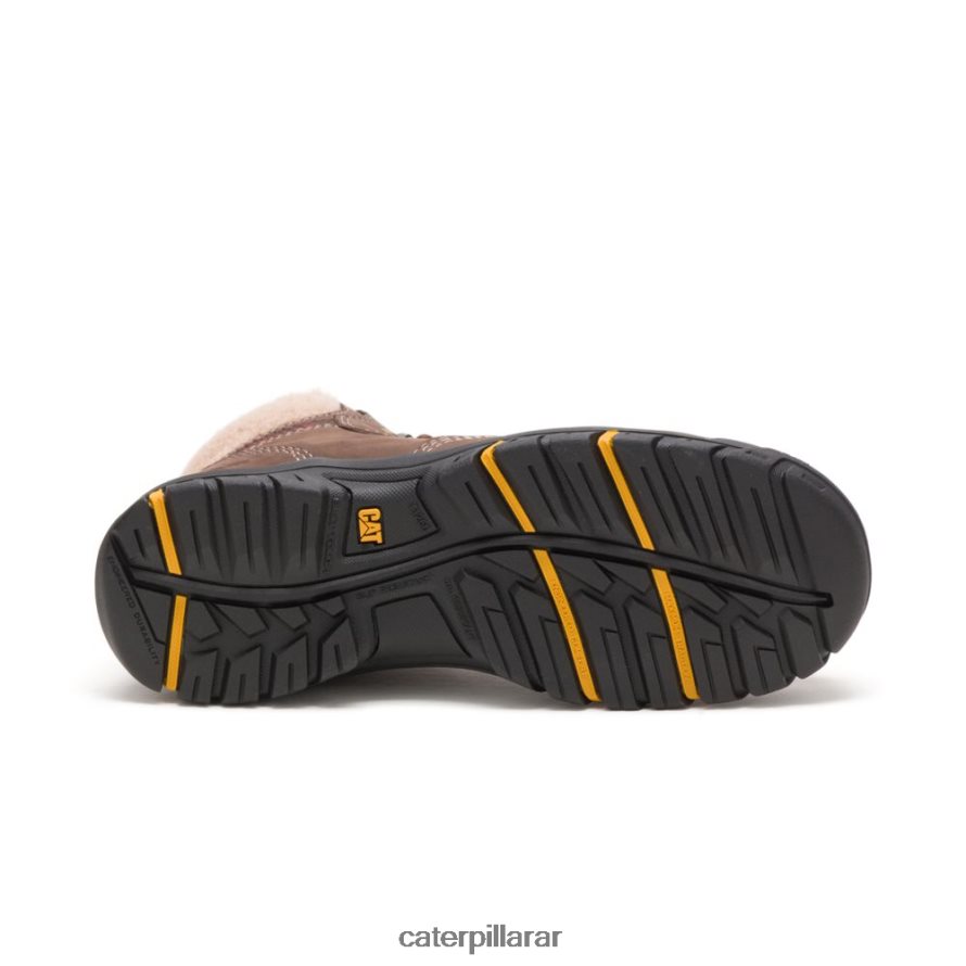 8F44LN271 Caterpillar bota de trabajo tess con punta de acero mujer chocolate | botas de trabajo