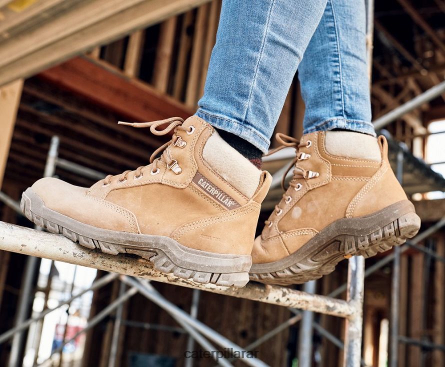 8F44LN271 Caterpillar bota de trabajo tess con punta de acero mujer chocolate | botas de trabajo