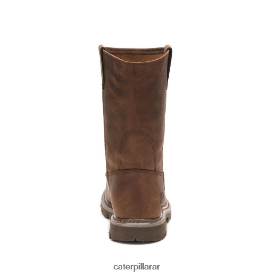 8F44LN272 Caterpillar bota de trabajo revolver con punta de acero mujer beige obscuro | botas de trabajo