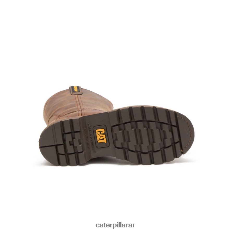 8F44LN272 Caterpillar bota de trabajo revolver con punta de acero mujer beige obscuro | botas de trabajo