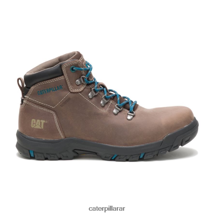 8F44LN275 Caterpillar bota de trabajo impermeable con punta de acero mae mujer hoja de laurel | botas de trabajo