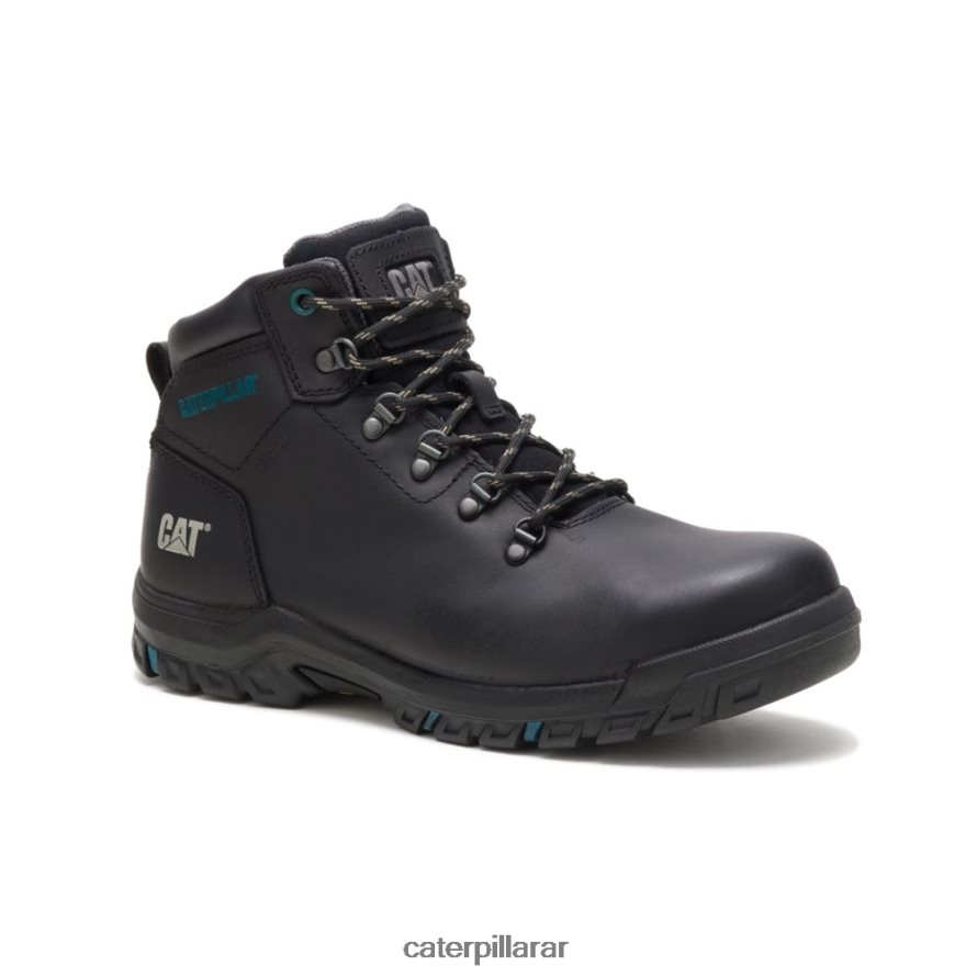 8F44LN276 Caterpillar bota de trabajo impermeable con punta de acero mae mujer negro | botas de trabajo