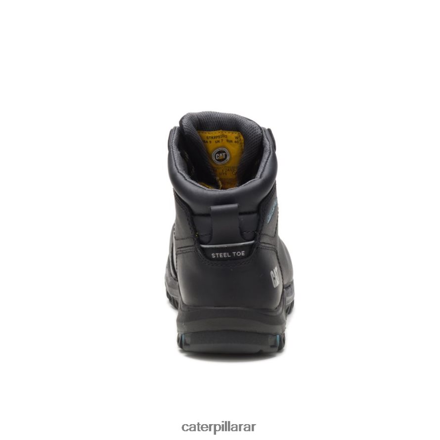 8F44LN276 Caterpillar bota de trabajo impermeable con punta de acero mae mujer negro | botas de trabajo
