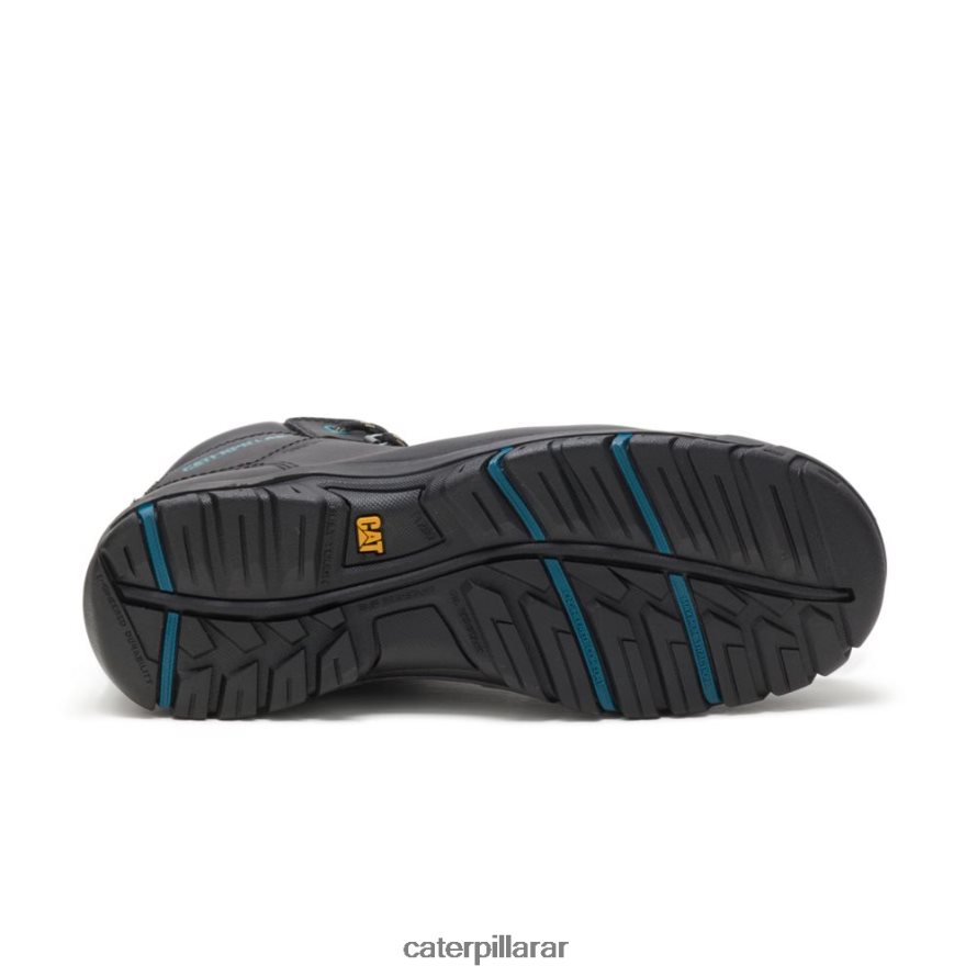 8F44LN276 Caterpillar bota de trabajo impermeable con punta de acero mae mujer negro | botas de trabajo