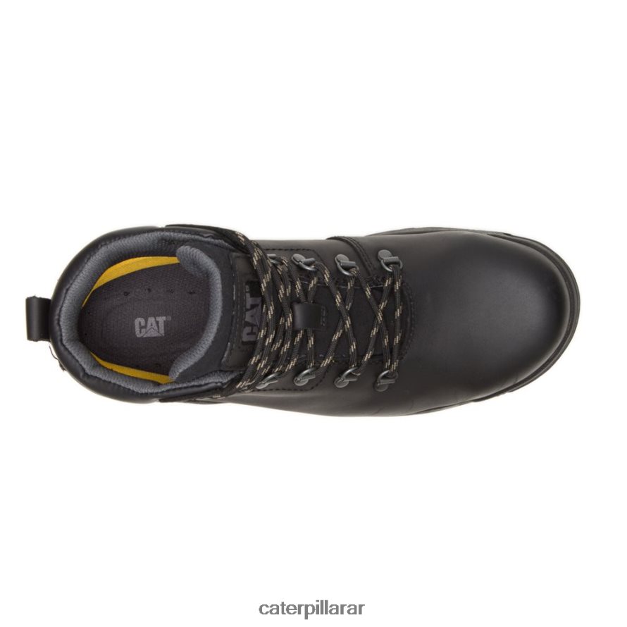 8F44LN276 Caterpillar bota de trabajo impermeable con punta de acero mae mujer negro | botas de trabajo