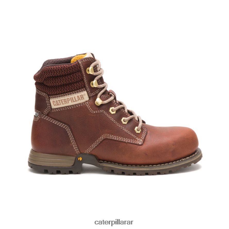 8F44LN279 Caterpillar bota de trabajo con puntera de acero de cachemira de 6" mujer leonado | botas de trabajo
