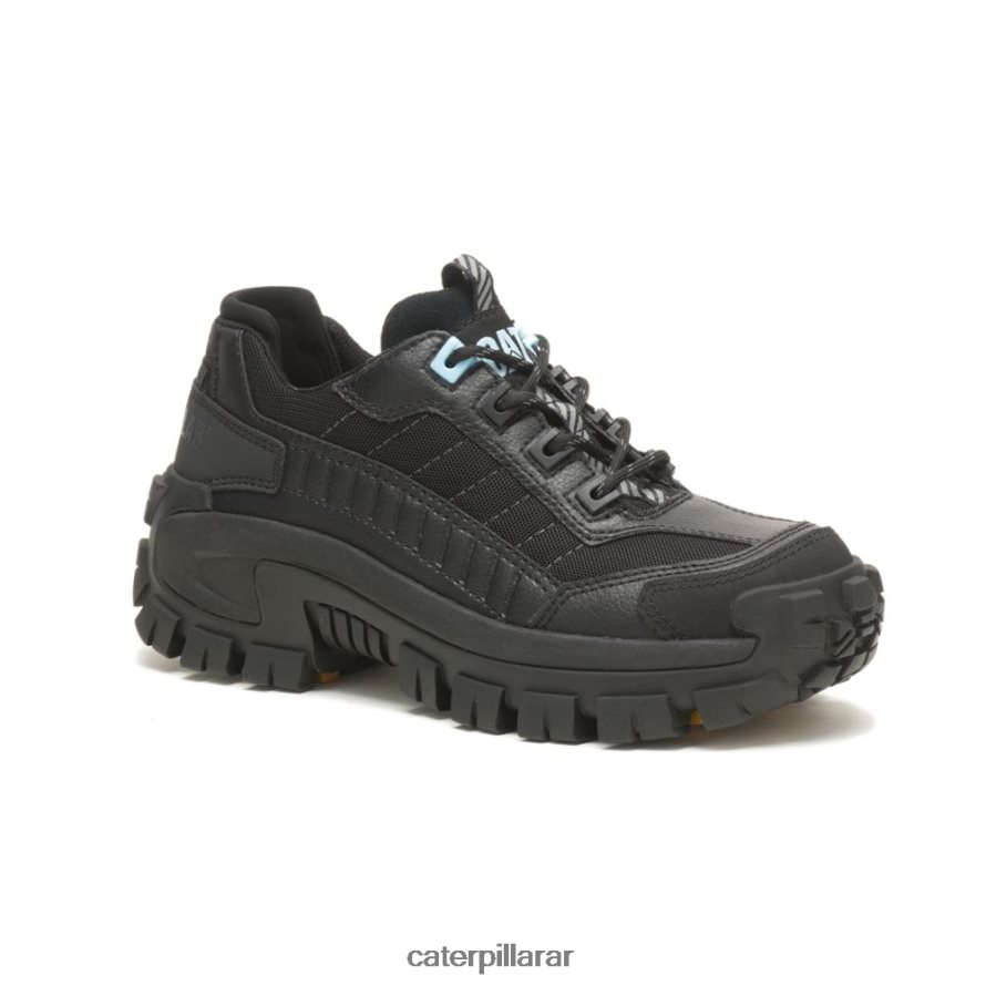 8F44LN288 Caterpillar zapato de trabajo invasor con punta de acero mujer negro/azul claro | zapatos de trabajo