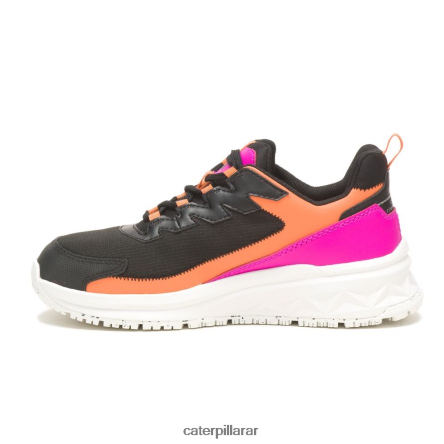 8F44LN289 Caterpillar Zapato de trabajo con punta de compuesto de carbono Streamline Runner mujer negro/rosa | zapatos de trabajo