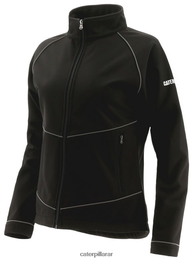 8F44LN304 Caterpillar chamarra tritón softshell mujer negro | tops y ropa de abrigo