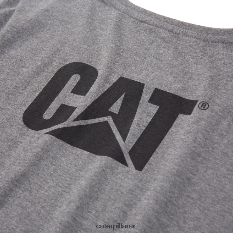 8F44LN310 Caterpillar camiseta de marca registrada mujer gris | tops y ropa de abrigo