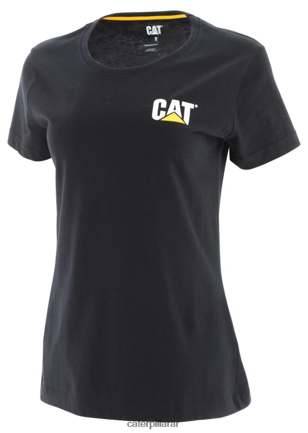 8F44LN311 Caterpillar camiseta de marca registrada mujer negro | tops y ropa de abrigo