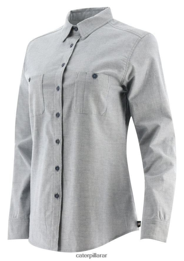 8F44LN312 Caterpillar camisa de manga larga oxford mujer azul mezclilla | tops y ropa de abrigo