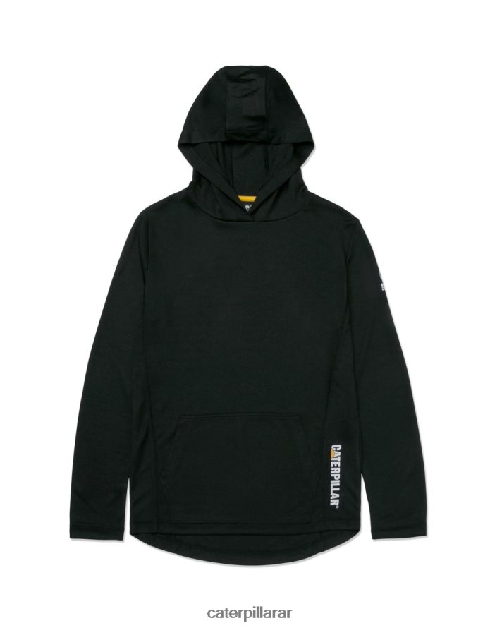 8F44LN323 Caterpillar coolmax ligero sudadera con capucha mujer negro | tops y ropa de abrigo
